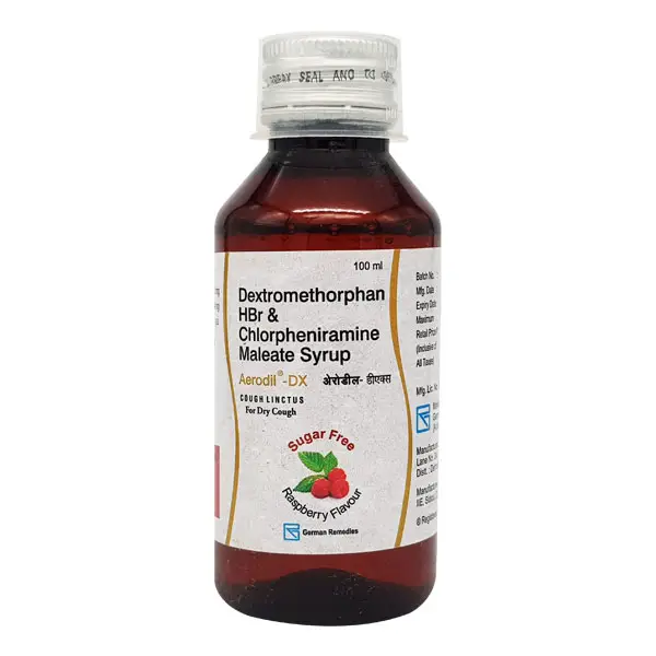 Aerodil-DX Syrup Raspberry Sugar Free